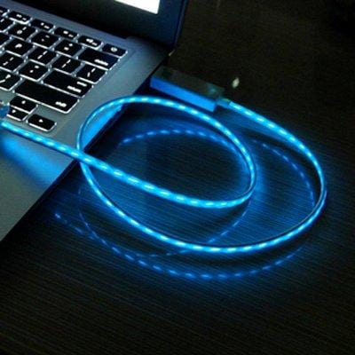 LED lysande Micro-USB kabel