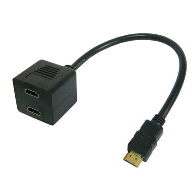 HDMI Splitter 1xHDMI hane till 2xHDMI hona