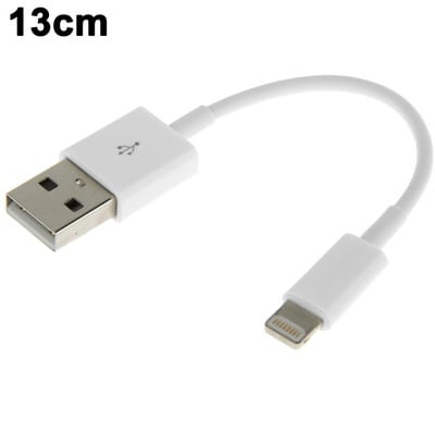 Kort laddkabel till iPhone – 13 cm Lightning till USB