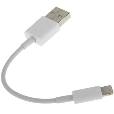 Kort laddkabel till iPhone – 13 cm Lightning till USB