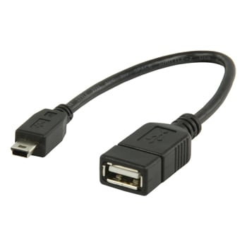 USB 2.0 A hona - mini 5-pin Hane