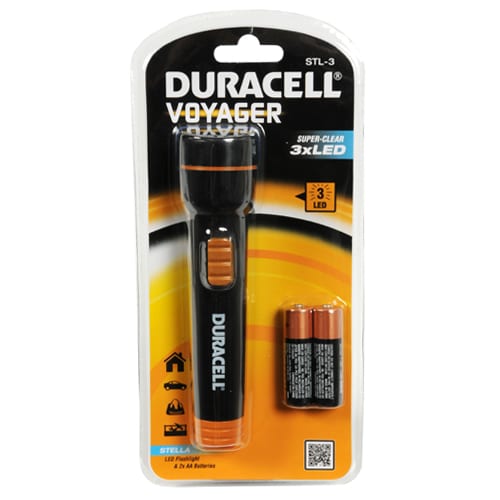 Duracell Ficklampa med 3xLED