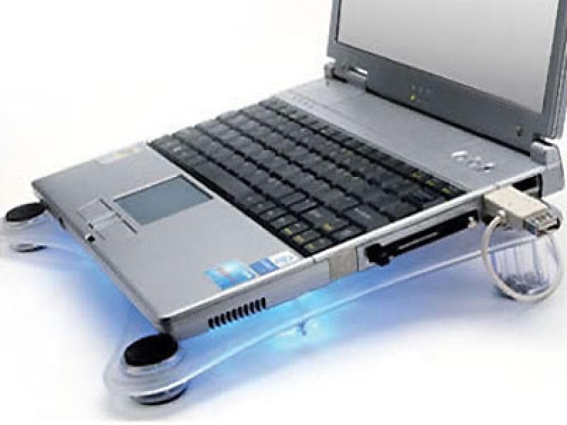 Kylplatta för laptop med Neonljus