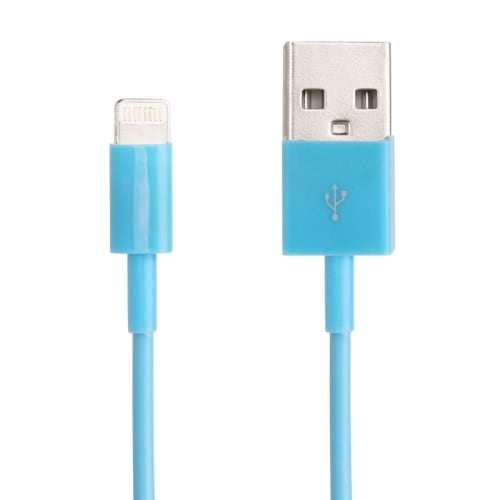 Usb-kabel iPhone 5 / SE / iPad 4 - Blå färg