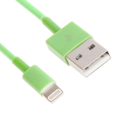 Usb-kabel iPhone 5 / SE / iPad 4 - Grön färg