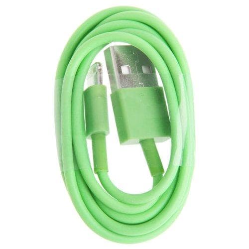 Usb-kabel iPhone 5 / SE / iPad 4 - Grön färg