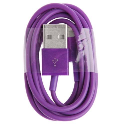Usb-kabel iPhone 5 / SE / iPad 4 - Lila färg
