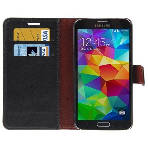 Flipfodral hållare & kreditkort till Samsung Galaxy S5 - Svart