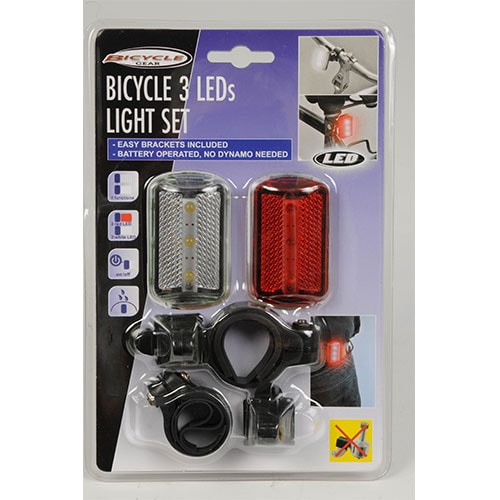 Cykellyse - Bak och fram 3st LED