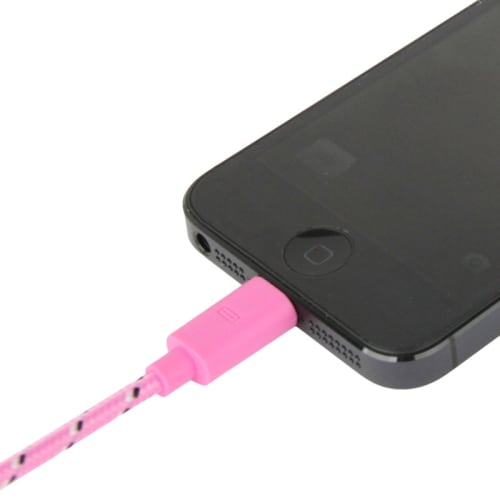 Usbkabel till iPhone 5 / Ipad Mini - Mjuk tålig Nylon