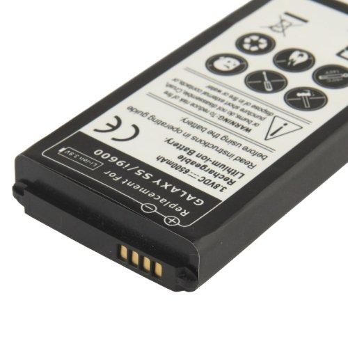 Batteri + skal till Samsung Galaxy S5 - svart 6500mA
