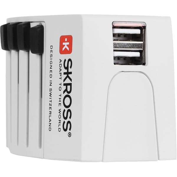 SKROSS MUV USB Världs-reseadapter