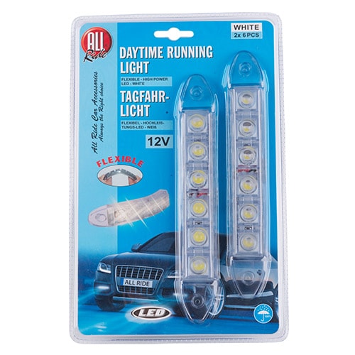 DRL 12V 6 LED - 2-pack