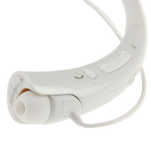 Bluetooth Sporthalsband headset - Vit