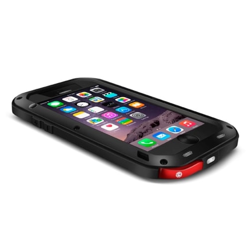 LOVE MEI Shockproof metallfodral till Iphone 6