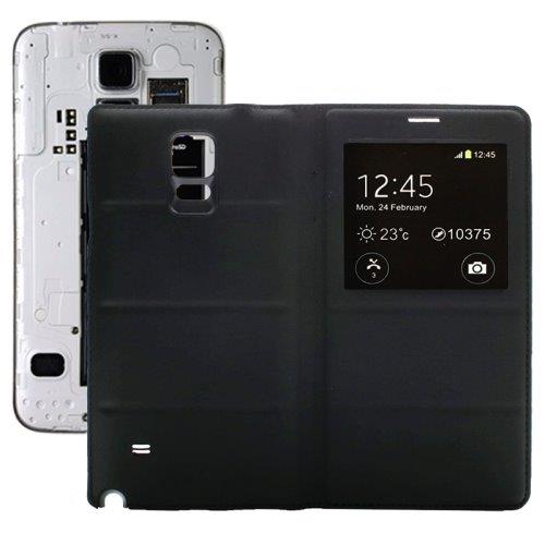 Flipfodral S-view Samsung Galaxy Note 4 - Svart färg