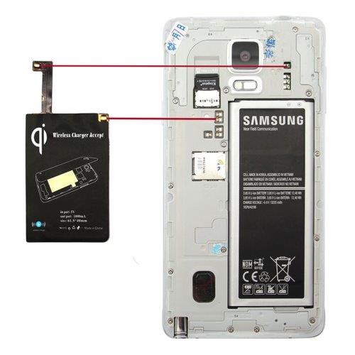 Qi Kort för trådlös laddning av Samsung Galaxy Note 4
