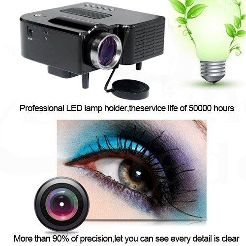 Led Projektor 1080P SD Kort
