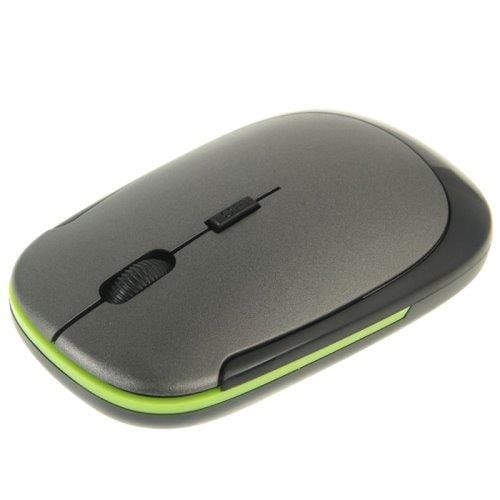 Optisk trådlös mus - Grå/grön