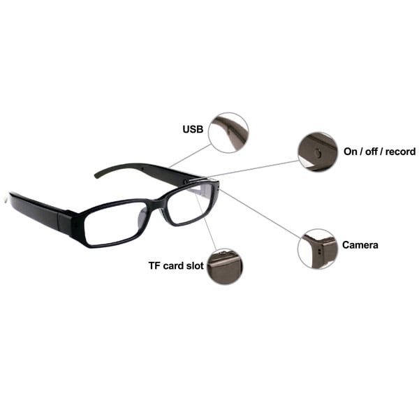 Spionglasögon - Inspelningsbara i HD