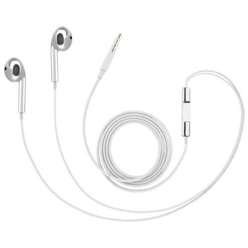 Earpods Volym&Mic iPhone - Silver