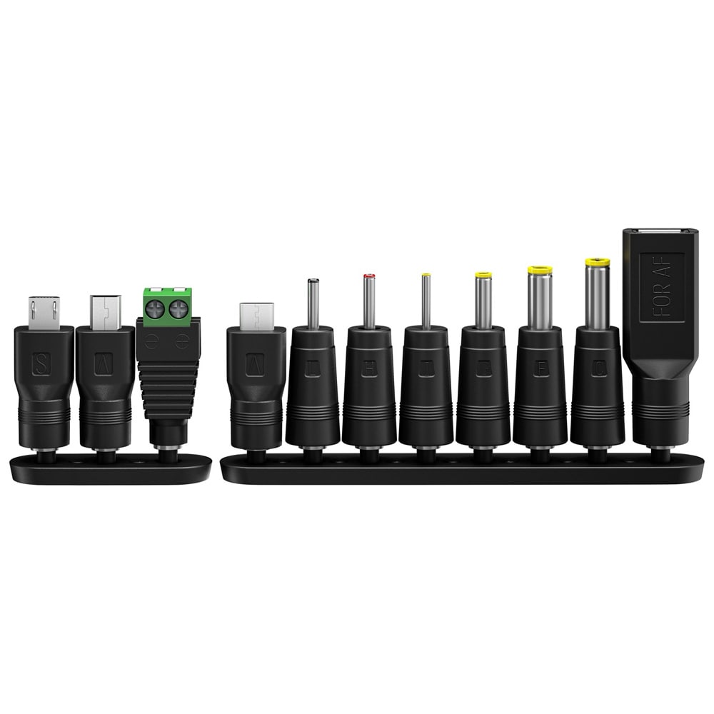 Strömadapter Universal 3-12V 12W med 11 Adaptrar