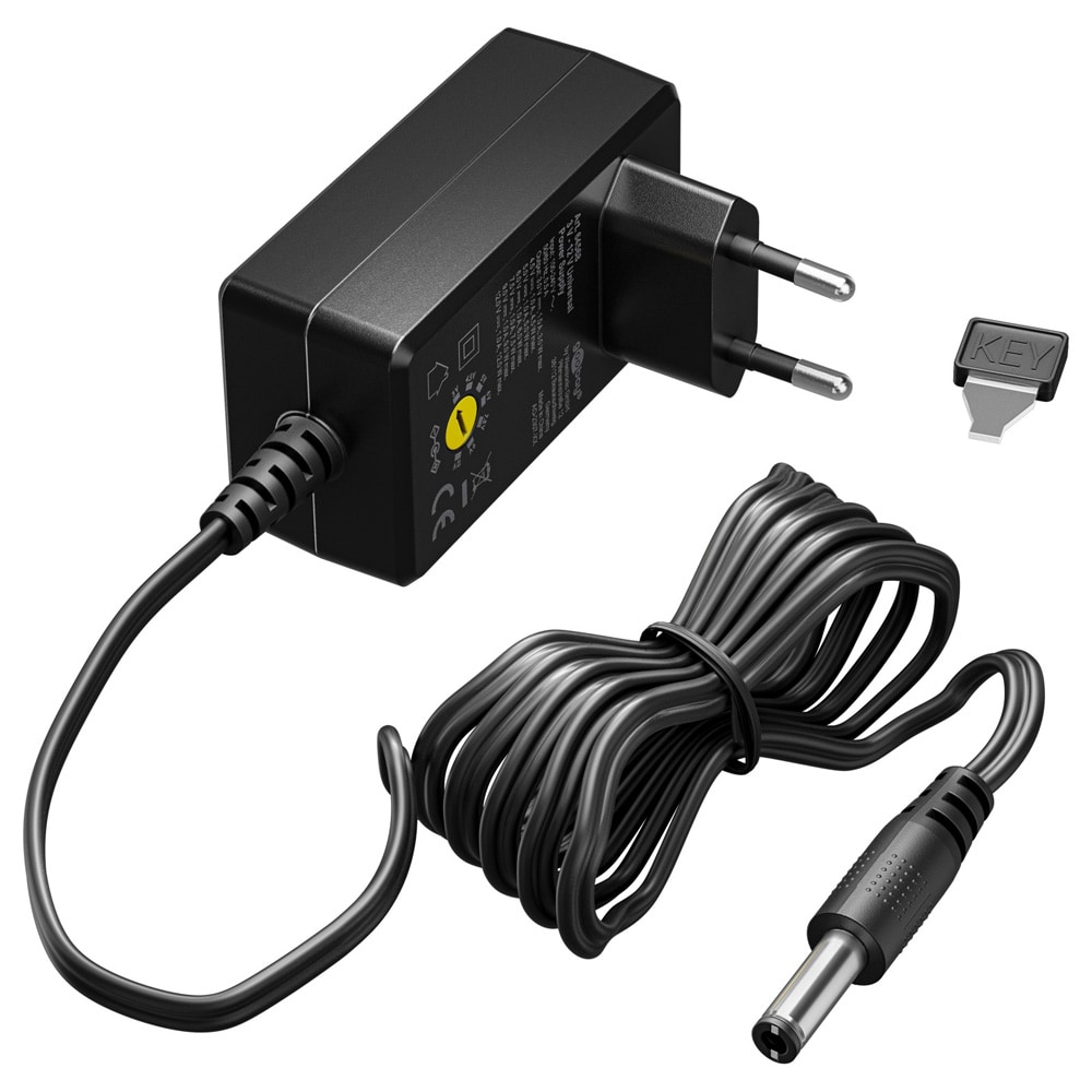 Strömadapter Universal 3-12V 12W med 11 Adaptrar