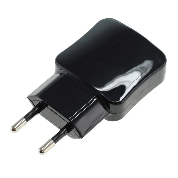 USB-laddare 2xUSB Auto-ID 2,1A Svart