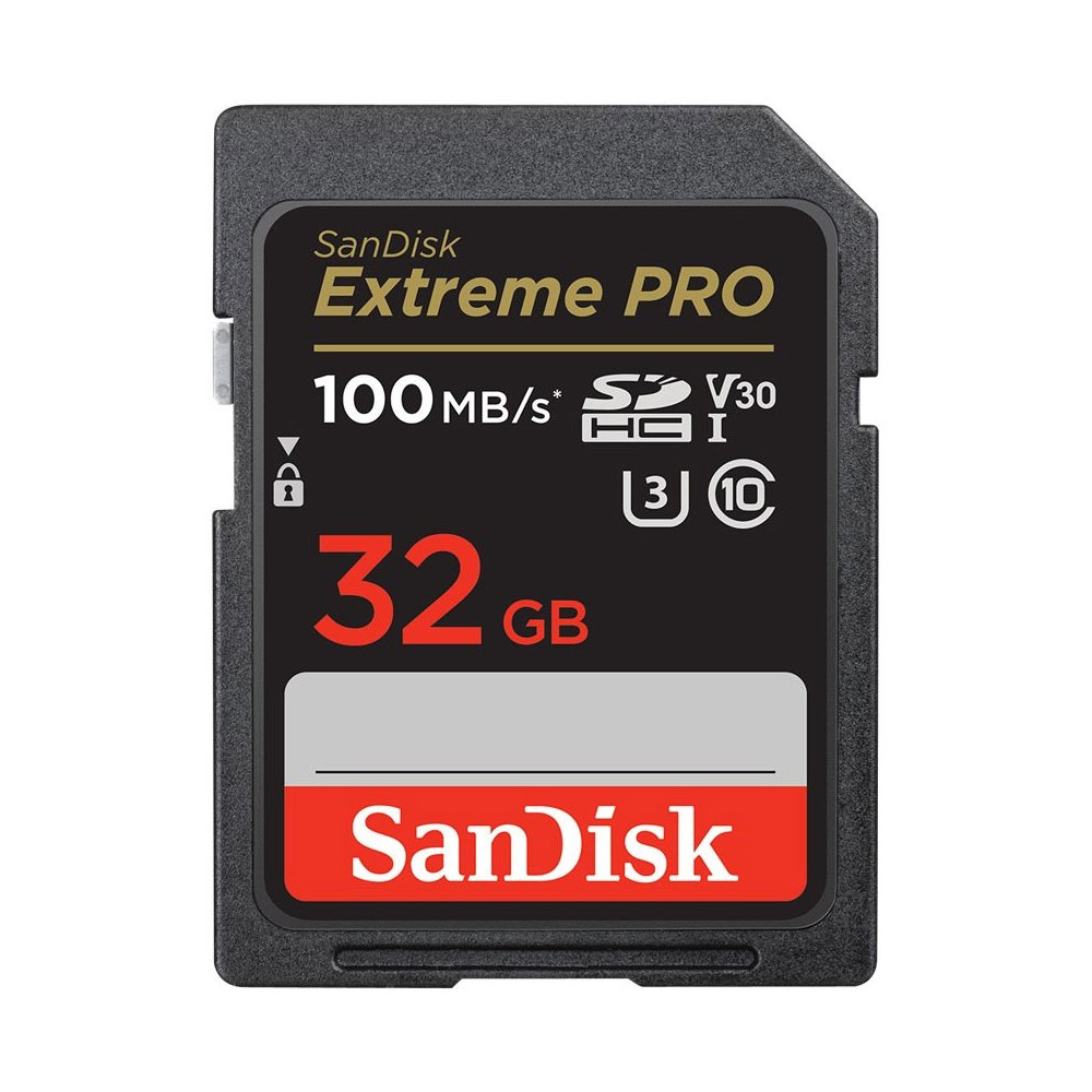 32GB Sandisk Extreme Pro UHS-I  100 MB/s Class 10