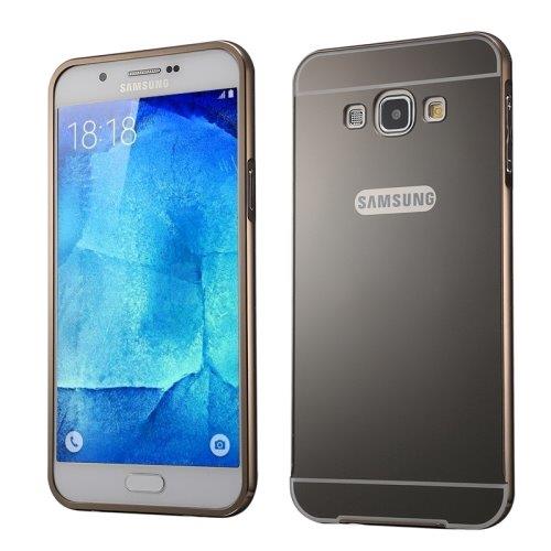 Metallbumper + bakskydd Samsung Galaxy A8