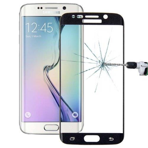 Härdat Glas Samsung Galaxy S6 edge - Svart