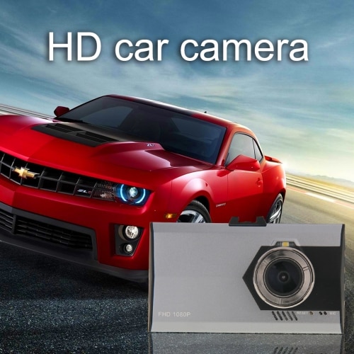 Full HD 1080P 3.0" Bilkamera Vidvinkel / Loop inspelning