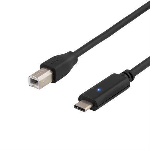USB 2.0 kabel Typ C - Typ  B Hane 1,5m