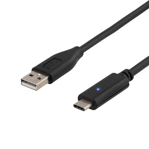 USB 2.0 kabel Typ C - Typ A Hane 1,5m
