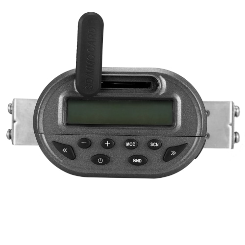 Motorcykellarm med FM Radio MP3 Player & Mobilladdare