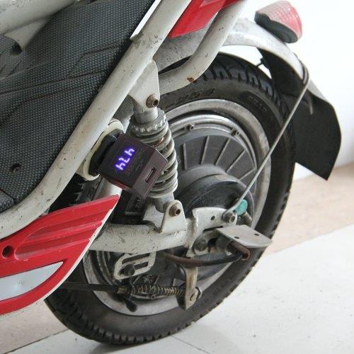 Batterimätare för elektrisk cykel + USB laddare