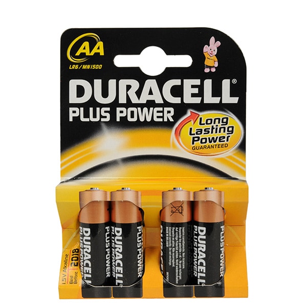 Duracell Plus Power 4xAA batteri