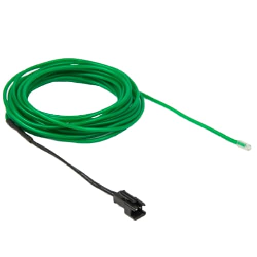 Neon Wire för bil - 5m vattentät Grön färg