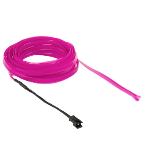 Neon Wire Flat för bil - 5m vattentät Lila färg