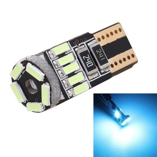 LED diodlampa T10/W5W 3W 450LM ICE Blue 15 LED 4014 SMD CANBUS - 2Pack