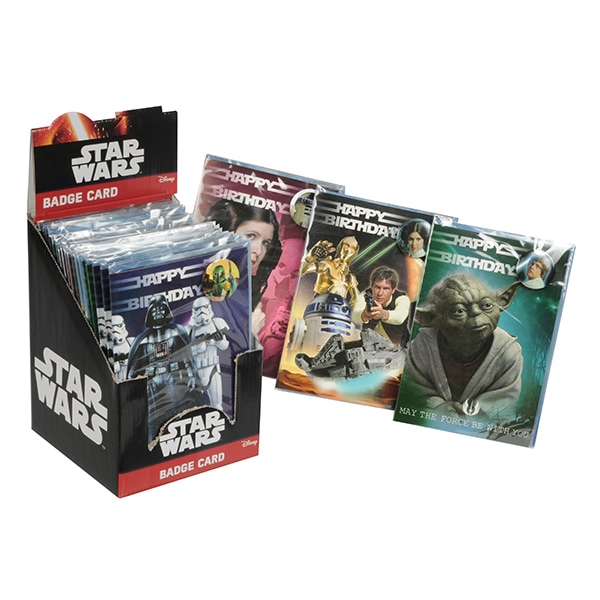 Gratulationskort Star Wars - 6-pack