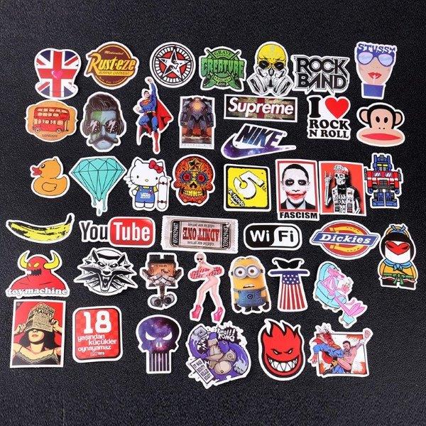 Roliga Klistermärken - 100st MegaPack Stickers / Dekaler