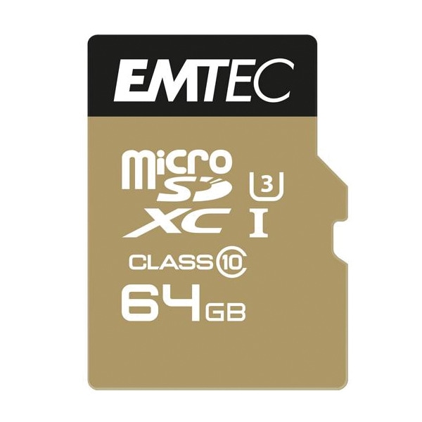 64GB Emtec MicroSDXC CL10 95MB/s