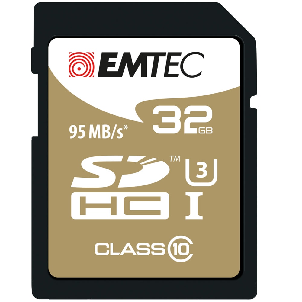 32GB Emtec SDHC CL10 95MB/s