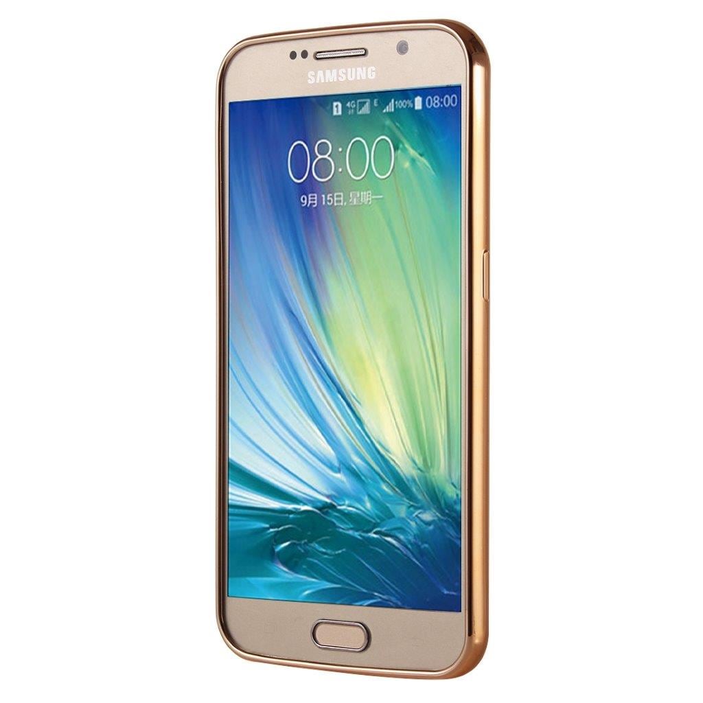 Skal till Samsung Galaxy A5 2016 / A510 - Gold Flower