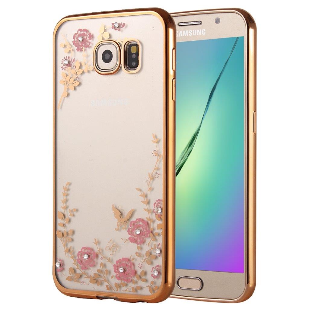 Skal Samsung Galaxy A3 2016 / A310 - Gold Flower