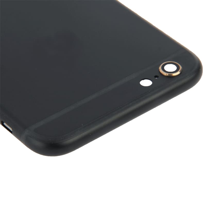 Komplett skal iPhone 6 - Batterilucka / Simkortshållare / Knappar- Svart