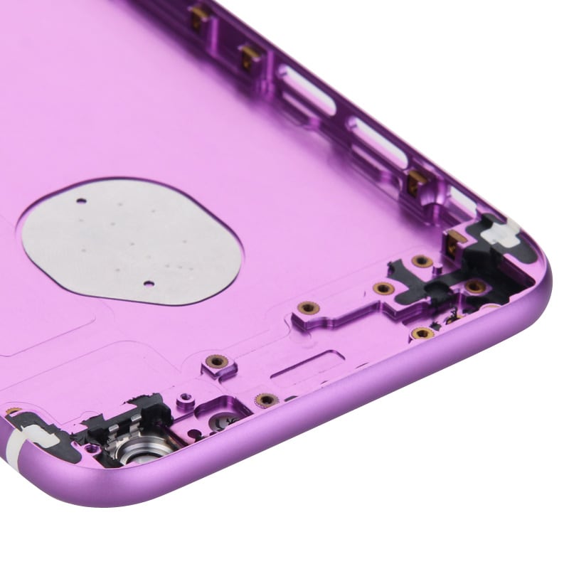 Komplett skal iPhone 6 - Batterilucka / Simkortshållare / Knappar - Lila