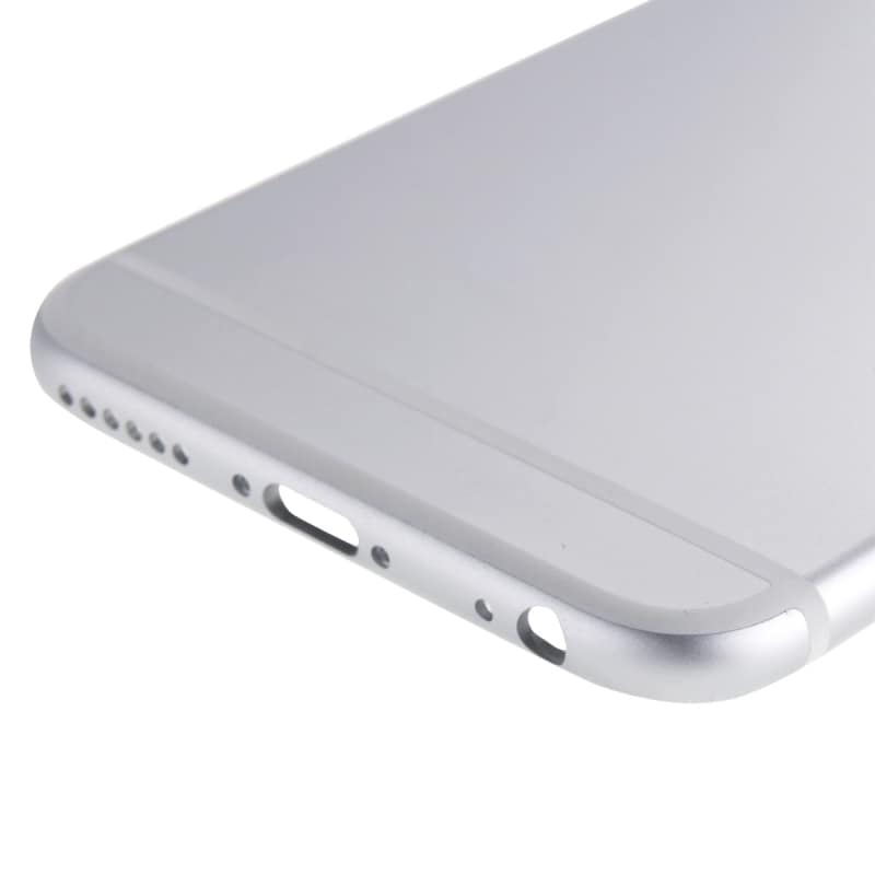 Komplett skal iPhone 6 - Batterilucka / Simkortshållare / Knappar- Silver