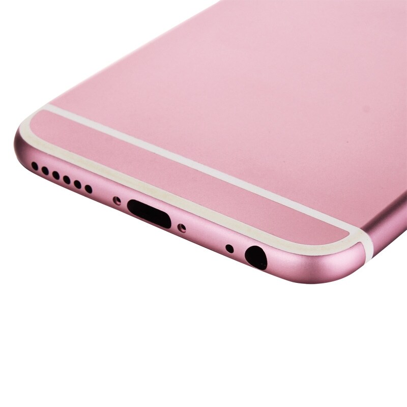 Komplett Skal iPhone 6 Plus med knappar -  Rosa
